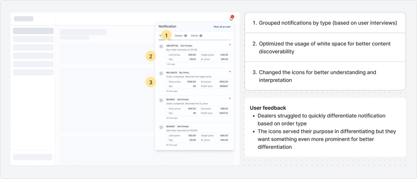 Iteration 1 screen